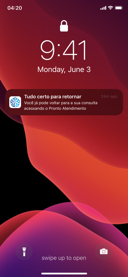 Push Notification - Repescar paciente
